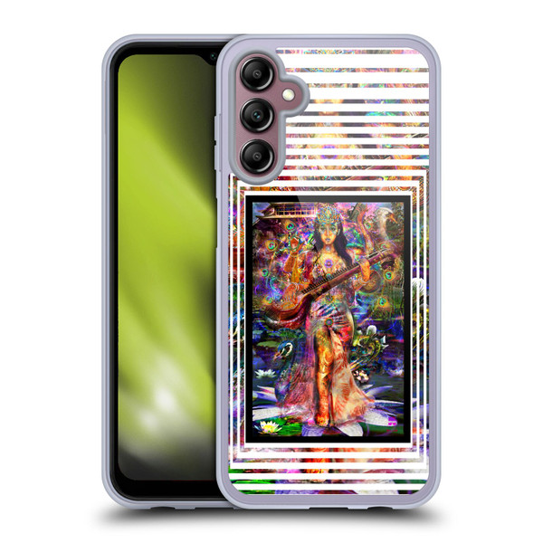 Jumbie Art Gods and Goddesses Saraswatti Soft Gel Case for Samsung Galaxy A14 5G