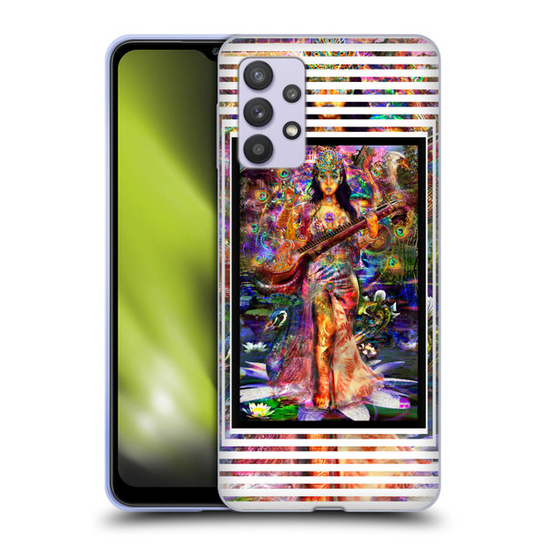 Jumbie Art Gods and Goddesses Saraswatti Soft Gel Case for Samsung Galaxy A32 5G / M32 5G (2021)
