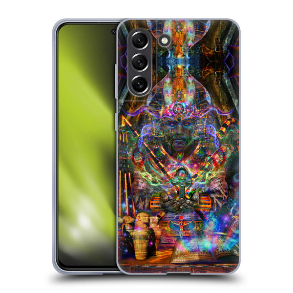 Jumbie Art Gods and Goddesses Osiris Soft Gel Case for Samsung Galaxy S21 FE 5G