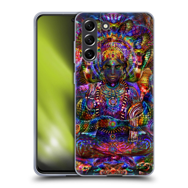 Jumbie Art Gods and Goddesses Vishnu Soft Gel Case for Samsung Galaxy S21 FE 5G