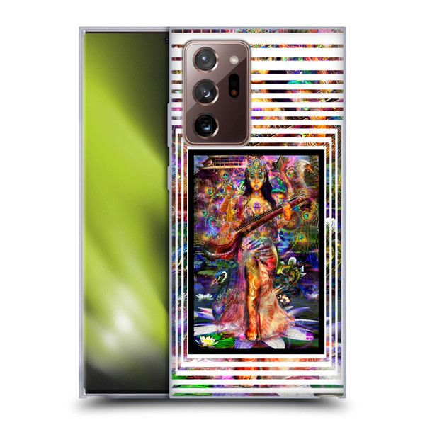 Jumbie Art Gods and Goddesses Saraswatti Soft Gel Case for Samsung Galaxy Note20 Ultra / 5G