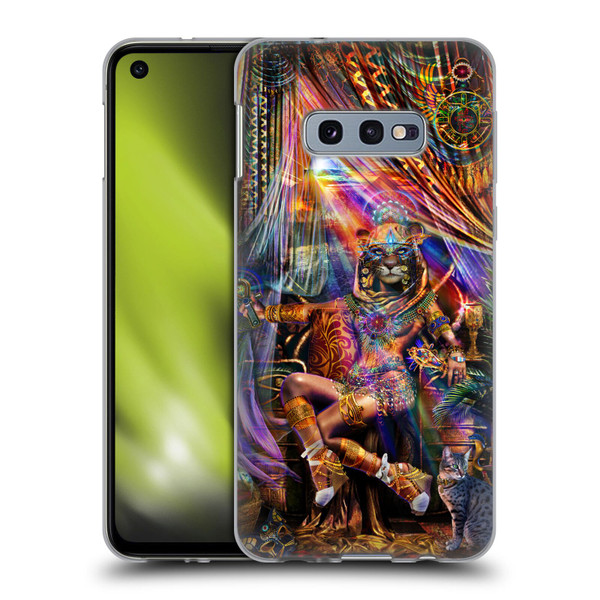 Jumbie Art Gods and Goddesses Bastet Soft Gel Case for Samsung Galaxy S10e