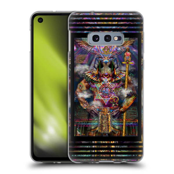 Jumbie Art Gods and Goddesses Horus Soft Gel Case for Samsung Galaxy S10e