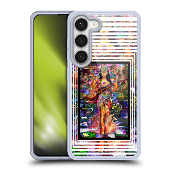 Jumbie Art Gods and Goddesses Saraswatti Soft Gel Case for Samsung Galaxy S23 5G
