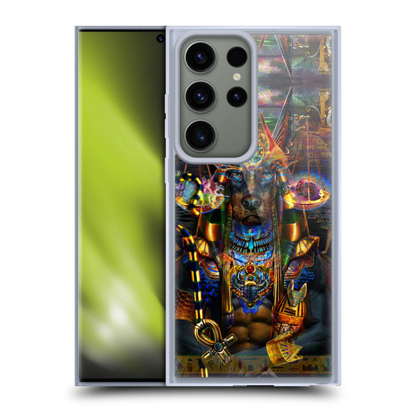 Jumbie Art Gods and Goddesses Anubis Soft Gel Case for Samsung Galaxy S23 Ultra 5G