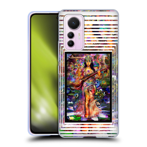 Jumbie Art Gods and Goddesses Saraswatti Soft Gel Case for Xiaomi 12 Lite