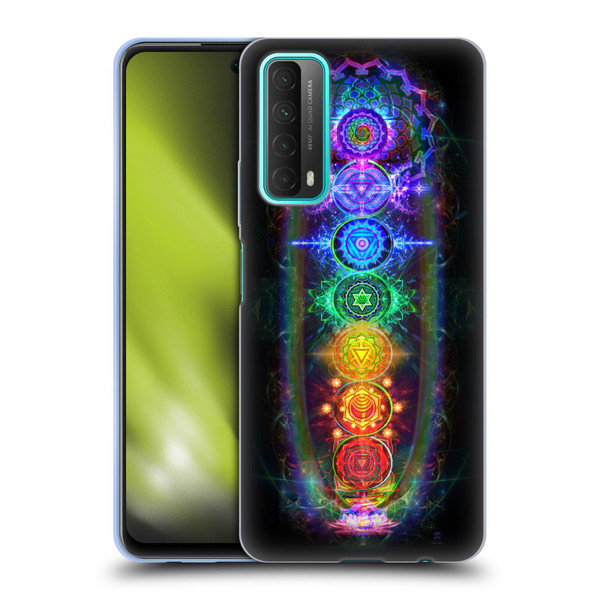 Jumbie Art Visionary Chakras Soft Gel Case for Huawei P Smart (2021)
