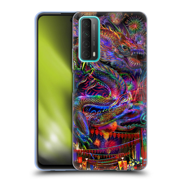 Jumbie Art Visionary Dragon Soft Gel Case for Huawei P Smart (2021)