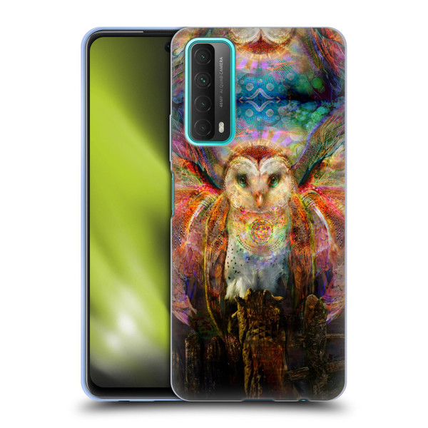 Jumbie Art Visionary Owl Soft Gel Case for Huawei P Smart (2021)