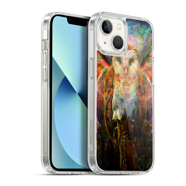 Jumbie Art Visionary Owl Soft Gel Case for Apple iPhone 13