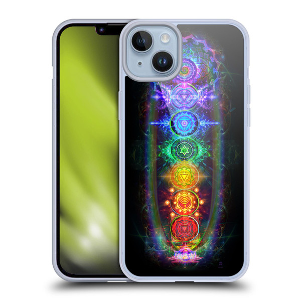 Jumbie Art Visionary Chakras Soft Gel Case for Apple iPhone 14 Plus