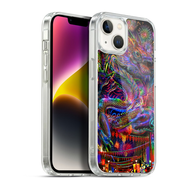 Jumbie Art Visionary Dragon Soft Gel Case for Apple iPhone 14 Plus & MagSafe