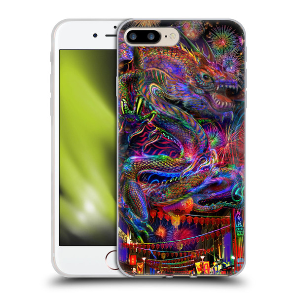 Jumbie Art Visionary Dragon Soft Gel Case for Apple iPhone 7 Plus / iPhone 8 Plus