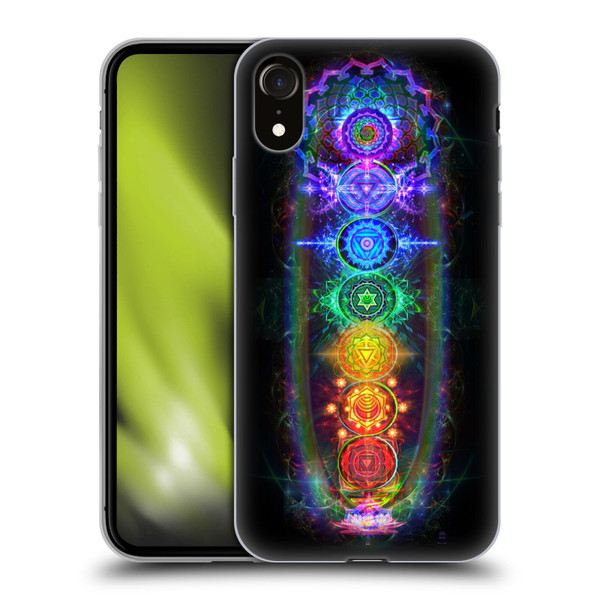 Jumbie Art Visionary Chakras Soft Gel Case for Apple iPhone XR