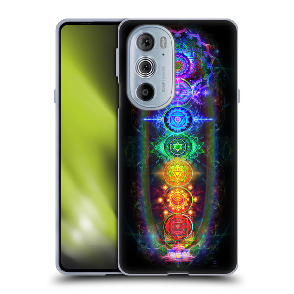 Jumbie Art Visionary Chakras Soft Gel Case for Motorola Edge X30