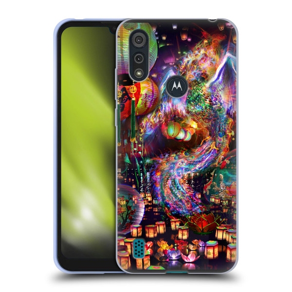Jumbie Art Visionary Phoenix Soft Gel Case for Motorola Moto E6s (2020)