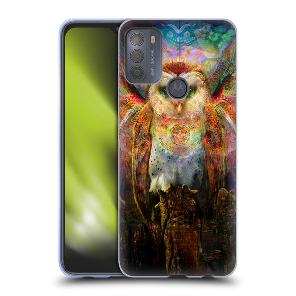 Jumbie Art Visionary Owl Soft Gel Case for Motorola Moto G50