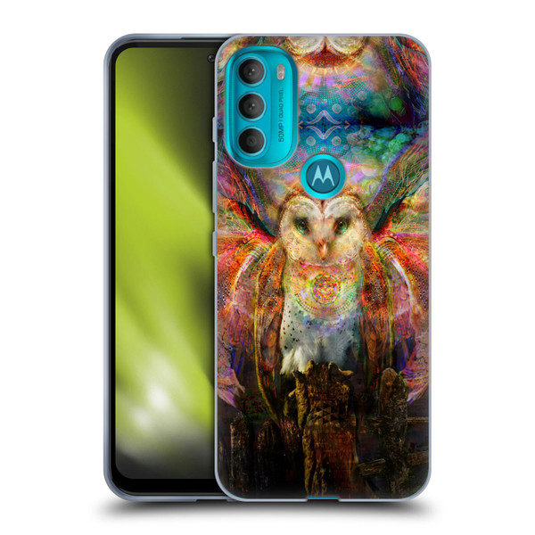 Jumbie Art Visionary Owl Soft Gel Case for Motorola Moto G71 5G