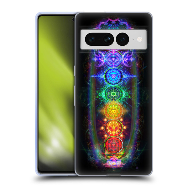 Jumbie Art Visionary Chakras Soft Gel Case for Google Pixel 7 Pro