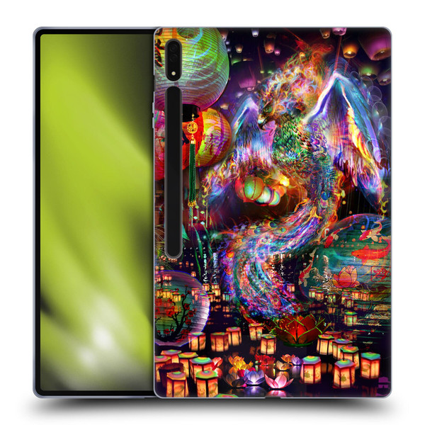Jumbie Art Visionary Phoenix Soft Gel Case for Samsung Galaxy Tab S8 Ultra