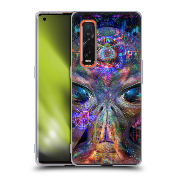Jumbie Art Visionary Alien Soft Gel Case for OPPO Find X2 Pro 5G