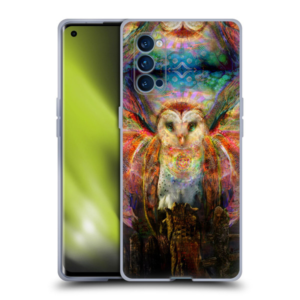 Jumbie Art Visionary Owl Soft Gel Case for OPPO Reno 4 Pro 5G