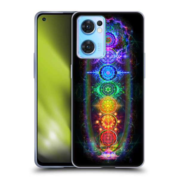 Jumbie Art Visionary Chakras Soft Gel Case for OPPO Reno7 5G / Find X5 Lite