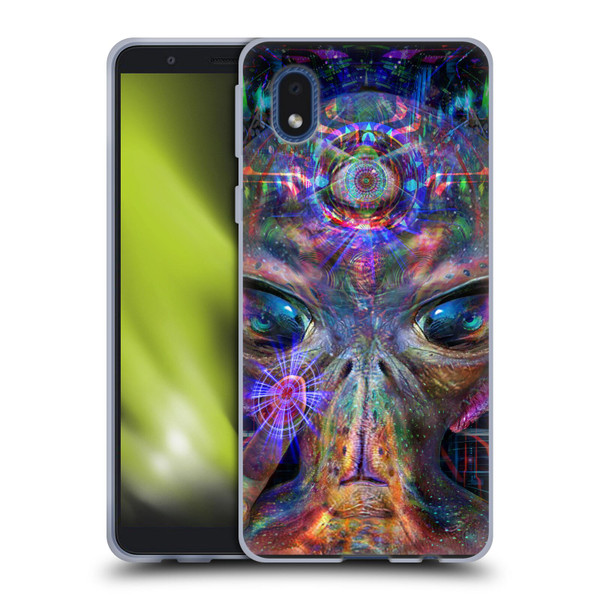 Jumbie Art Visionary Alien Soft Gel Case for Samsung Galaxy A01 Core (2020)