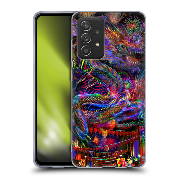 Jumbie Art Visionary Dragon Soft Gel Case for Samsung Galaxy A52 / A52s / 5G (2021)