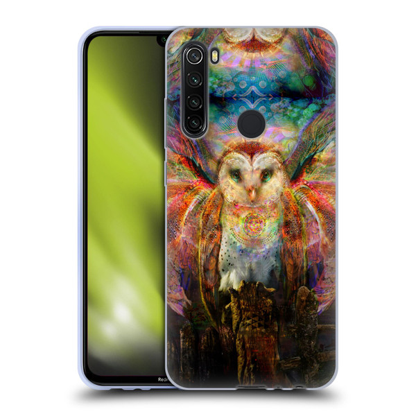 Jumbie Art Visionary Owl Soft Gel Case for Xiaomi Redmi Note 8T