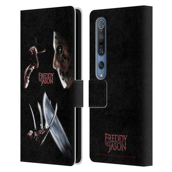 Freddy VS. Jason Graphics Freddy vs. Jason Leather Book Wallet Case Cover For Xiaomi Mi 10 5G / Mi 10 Pro 5G