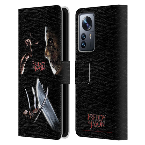 Freddy VS. Jason Graphics Freddy vs. Jason Leather Book Wallet Case Cover For Xiaomi 12 Pro