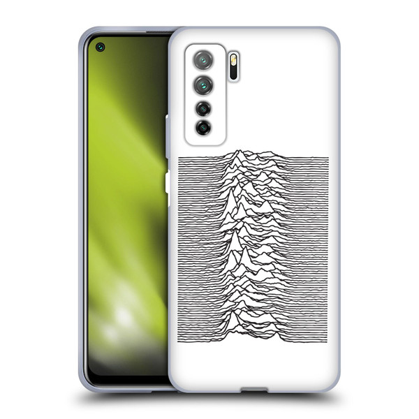 Joy Division Graphics Pulsar Waves Soft Gel Case for Huawei Nova 7 SE/P40 Lite 5G
