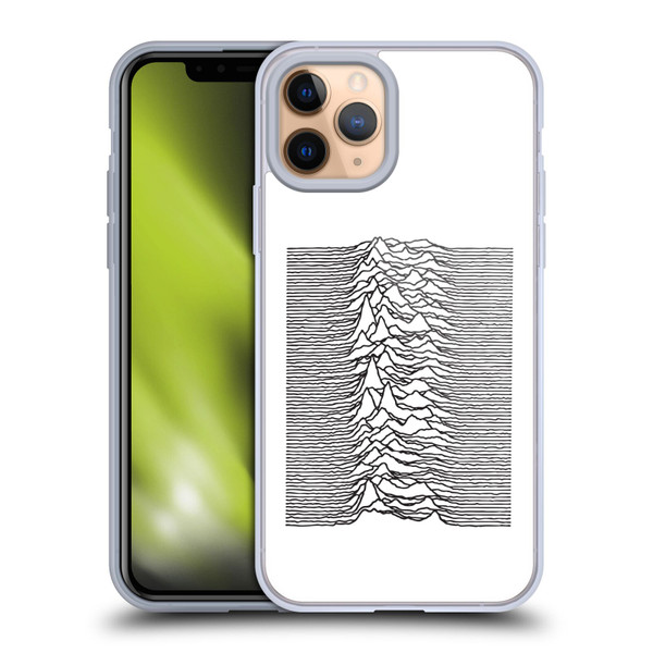 Joy Division Graphics Pulsar Waves Soft Gel Case for Apple iPhone 11 Pro