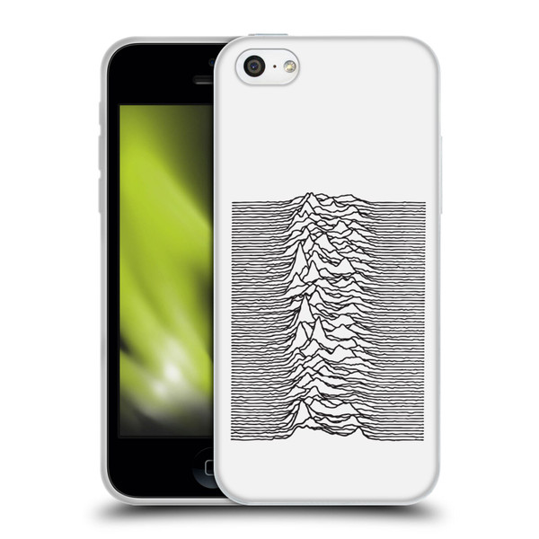 Joy Division Graphics Pulsar Waves Soft Gel Case for Apple iPhone 5c