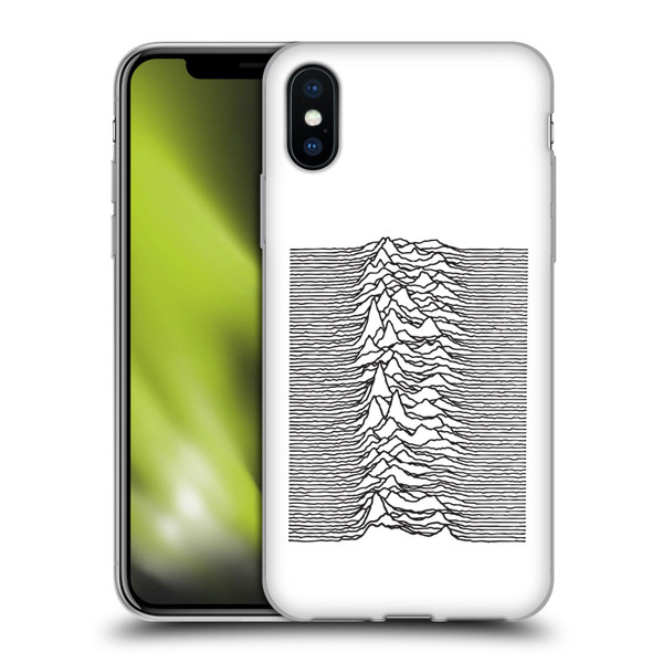 Joy Division Graphics Pulsar Waves Soft Gel Case for Apple iPhone X / iPhone XS