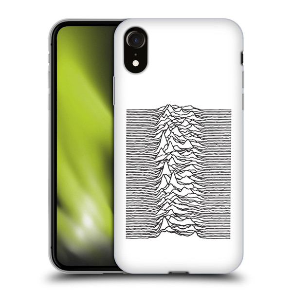 Joy Division Graphics Pulsar Waves Soft Gel Case for Apple iPhone XR