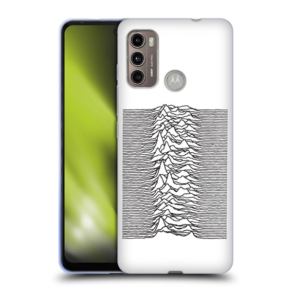 Joy Division Graphics Pulsar Waves Soft Gel Case for Motorola Moto G60 / Moto G40 Fusion