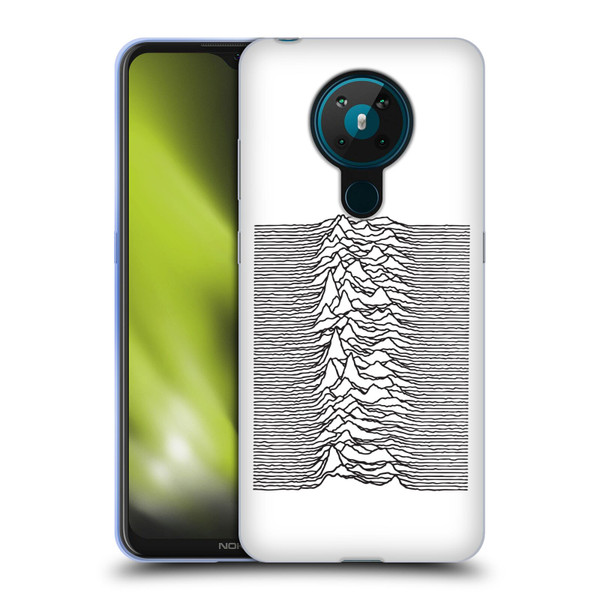 Joy Division Graphics Pulsar Waves Soft Gel Case for Nokia 5.3