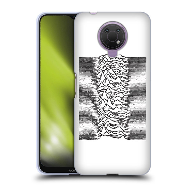 Joy Division Graphics Pulsar Waves Soft Gel Case for Nokia G10