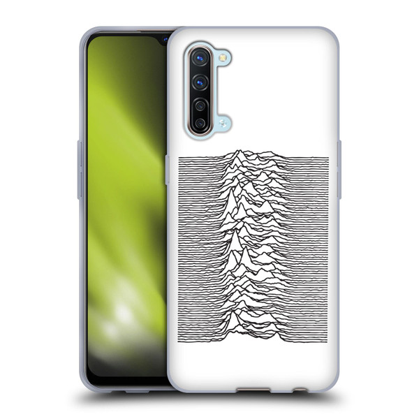 Joy Division Graphics Pulsar Waves Soft Gel Case for OPPO Find X2 Lite 5G