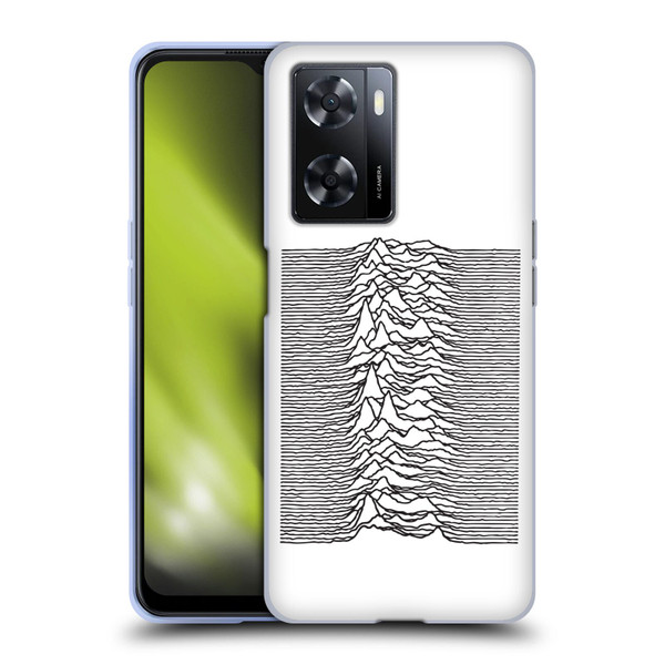 Joy Division Graphics Pulsar Waves Soft Gel Case for OPPO A57s
