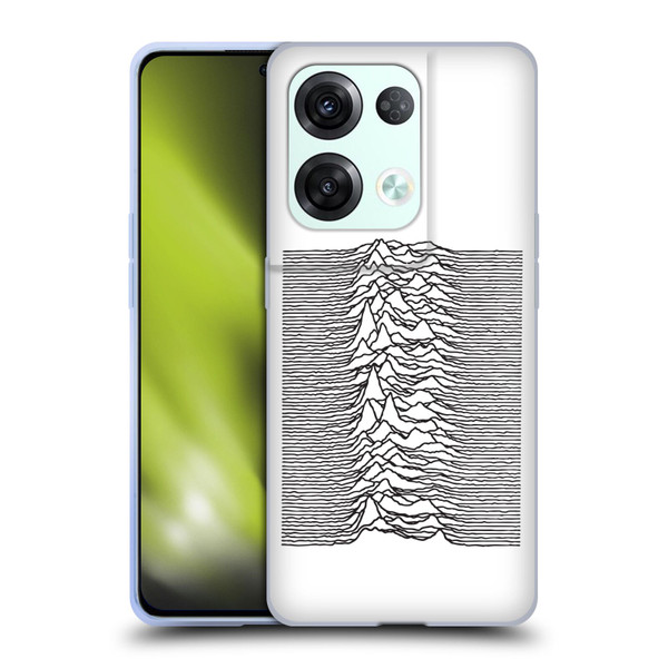 Joy Division Graphics Pulsar Waves Soft Gel Case for OPPO Reno8 Pro