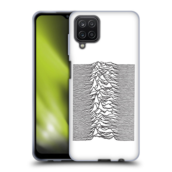 Joy Division Graphics Pulsar Waves Soft Gel Case for Samsung Galaxy A12 (2020)