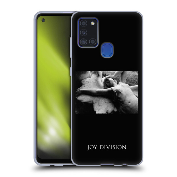 Joy Division Graphics Love Will Tear Us Apart Soft Gel Case for Samsung Galaxy A21s (2020)
