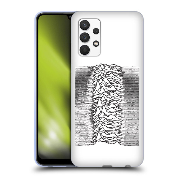 Joy Division Graphics Pulsar Waves Soft Gel Case for Samsung Galaxy A32 (2021)