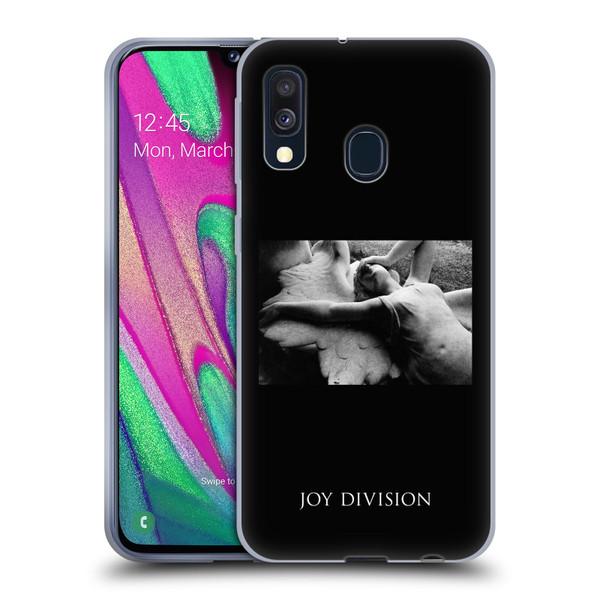 Joy Division Graphics Love Will Tear Us Apart Soft Gel Case for Samsung Galaxy A40 (2019)