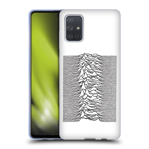 Joy Division Graphics Pulsar Waves Soft Gel Case for Samsung Galaxy A71 (2019)