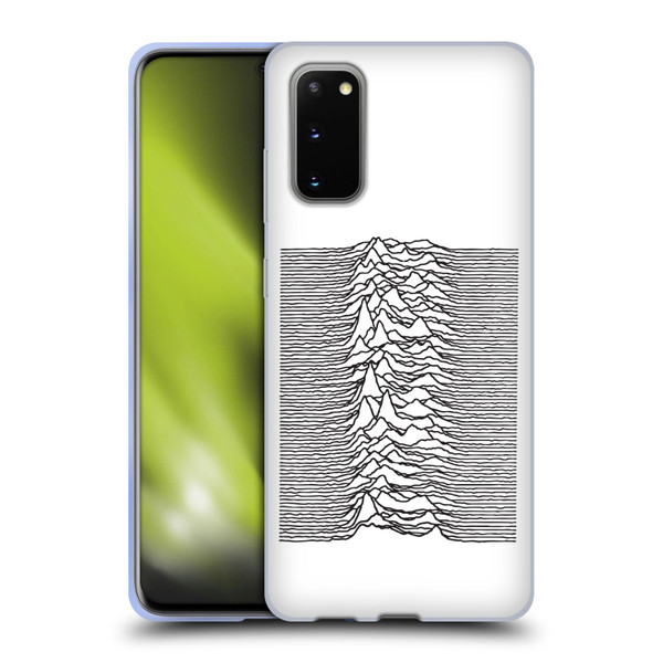 Joy Division Graphics Pulsar Waves Soft Gel Case for Samsung Galaxy S20 / S20 5G