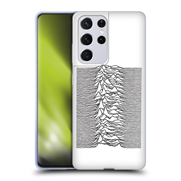 Joy Division Graphics Pulsar Waves Soft Gel Case for Samsung Galaxy S21 Ultra 5G